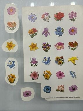Flower Stickers